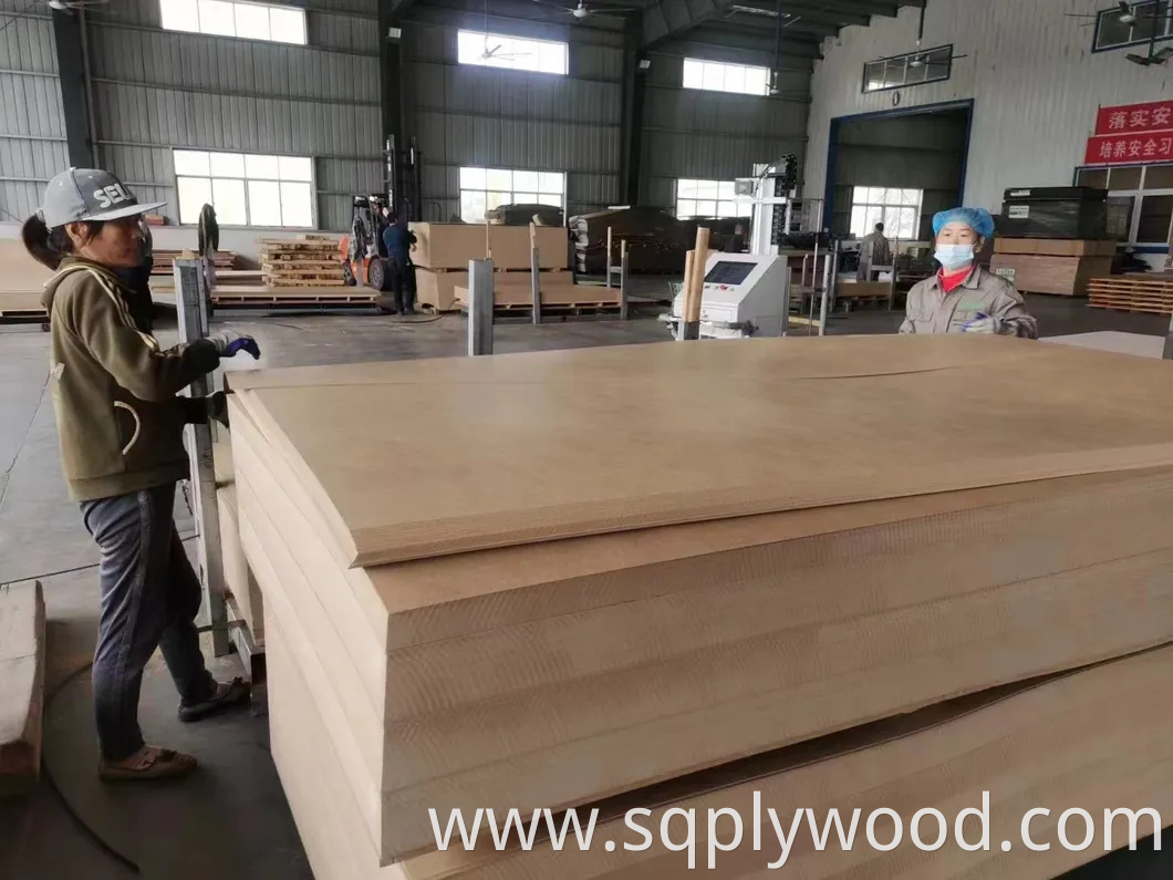 Plain/Laminated/Slot/UV/Veneer/Melamine MDF for Furniture